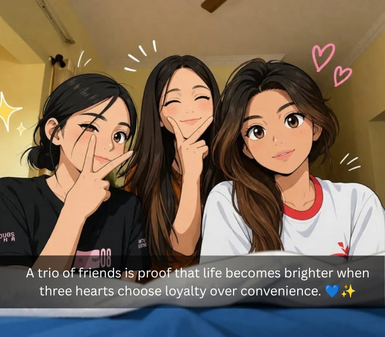 Trio Friends Quotes