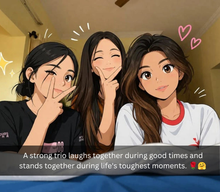 Trio Friends Quotes