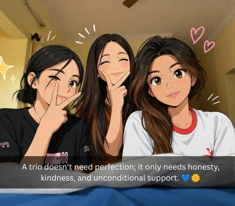 Trio Friends Quotes