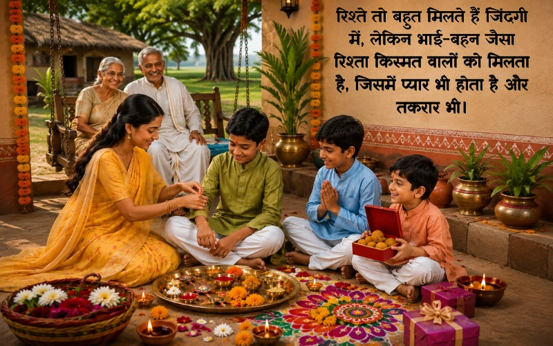 Heart Touching Raksha Bandhan Quotes In Hindi