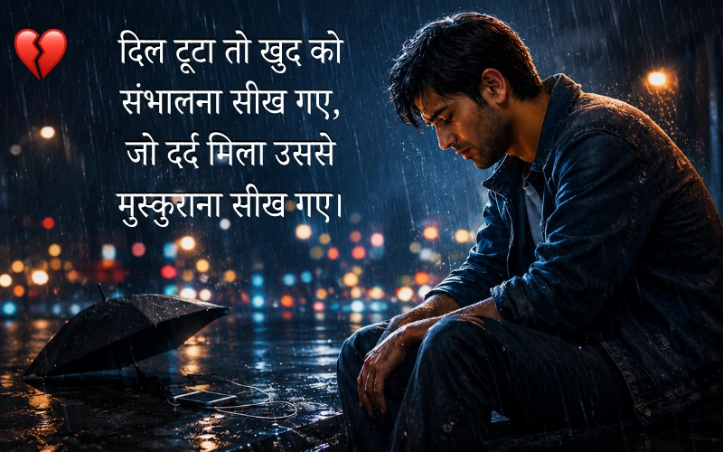 Tuta Dil Shayari