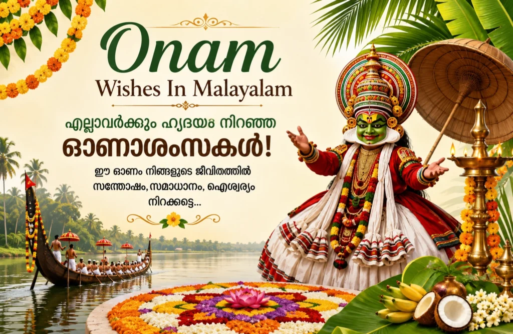 Onam Wishes In Malayalam