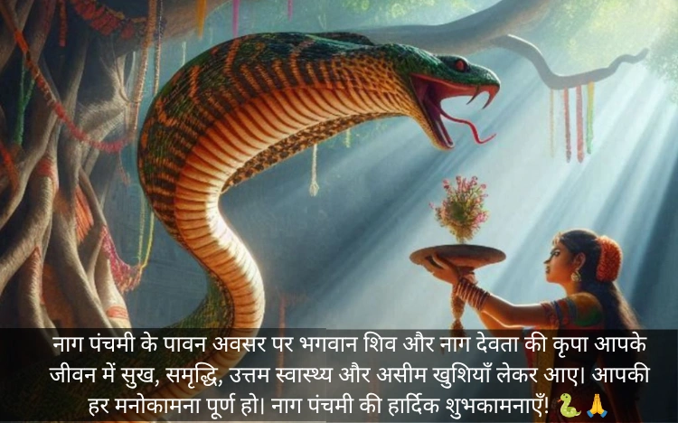 Nag Panchami Wishes In Hindi