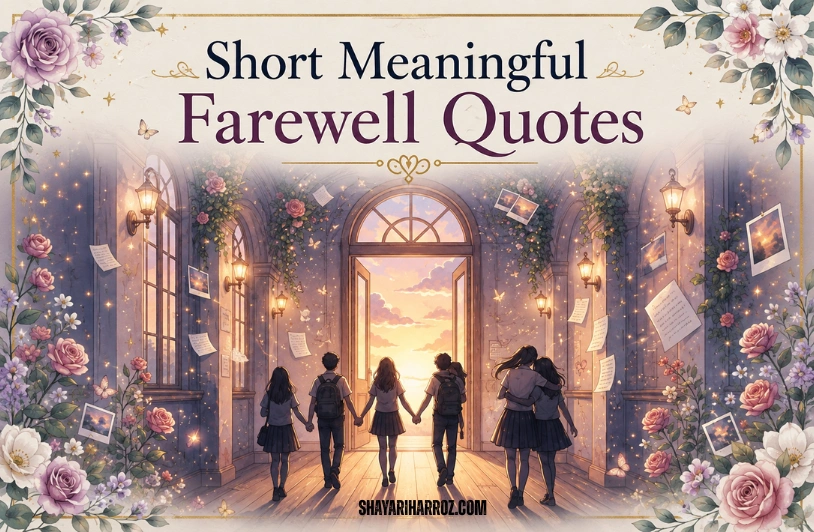 100+ Best Short Meaningful Farewell Quotes : Shayariharroz Short Meaningful Farewell Quotes