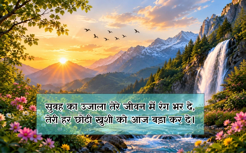 Good Morning Shayari Hindi