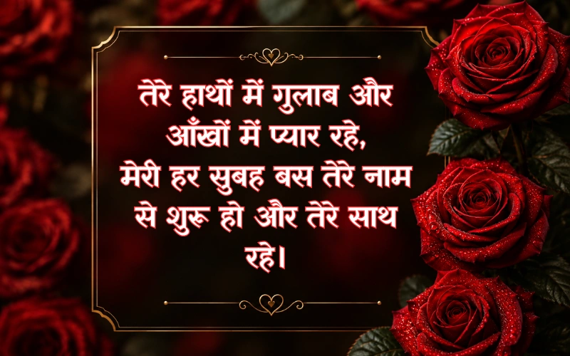 Gulab Shayari 2 Lines Hindi
