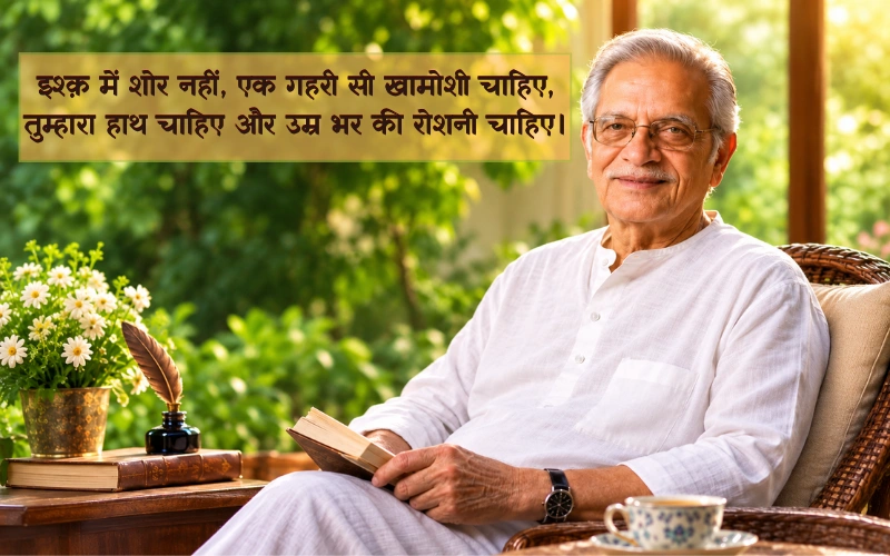 Romantic True Love Gulzar Shayari