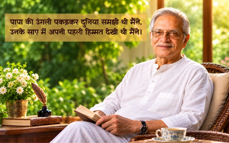 Daughter Gulzar Shayari On Father