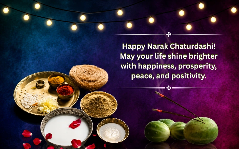 Narak Chaturdashi Wishes In Marathi