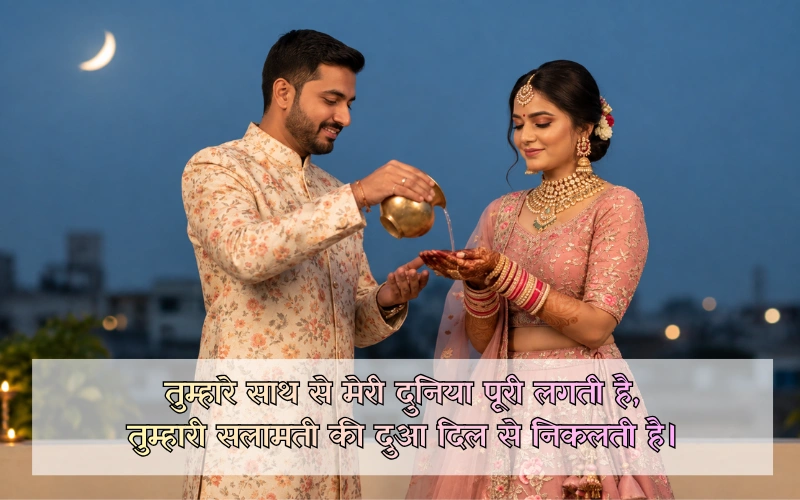 Karwa Chauth Shayari For Husband In Hindi