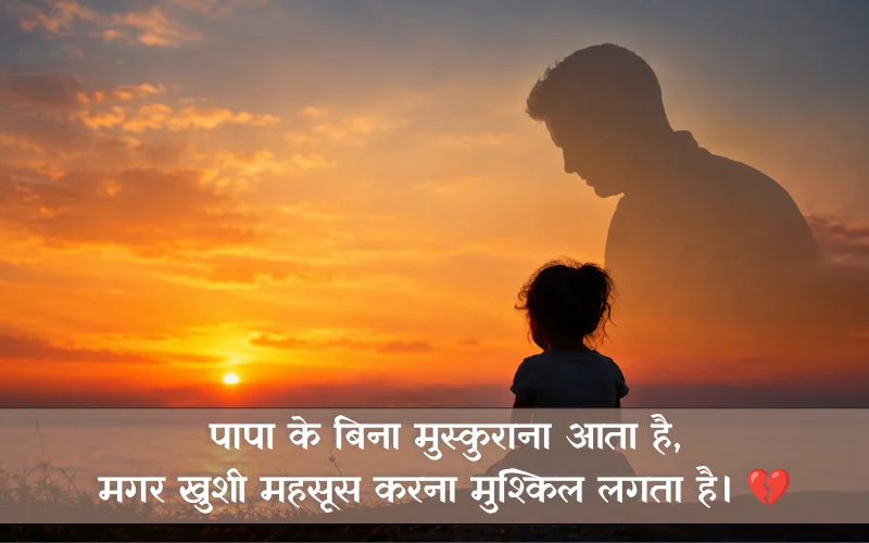 Papa Sad Shayari