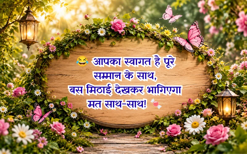 Funny Welcome Shayari In Hindi