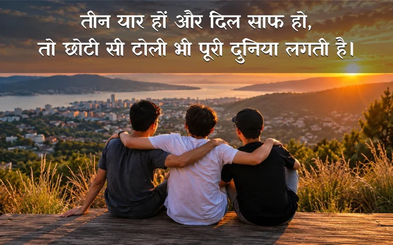 3 Jigri Yaar Shayari