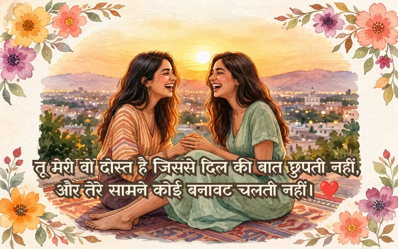 Bestie Ke Liye Shayari For Girl In Hindi