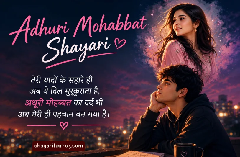 180+ Adhuri Mohabbat Shayari: दर्द भरी अधूरी मोहब्बत शायरी Adhuri Mohabbat Shayari