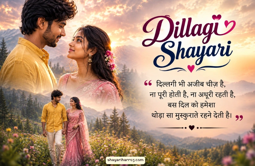 100+ Dillagi Shayari: दिल को छू जाने वाली खूबसूरत शायरी Dillagi Shayari