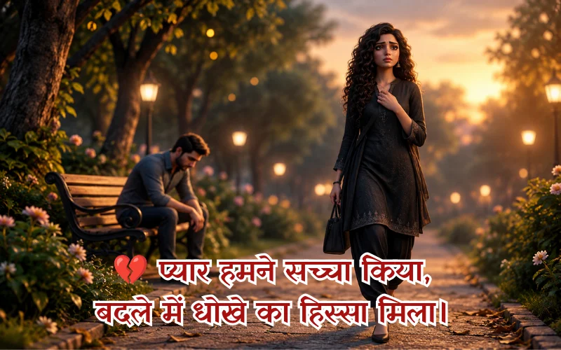 दर्द भरी प्यार धोखा Bewafa शायरी