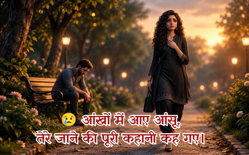 बेवफा आँसू दर्द भरी शायरी