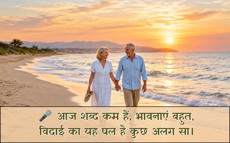सेवानिवृत्ति पर विदाई भाषण शायरी