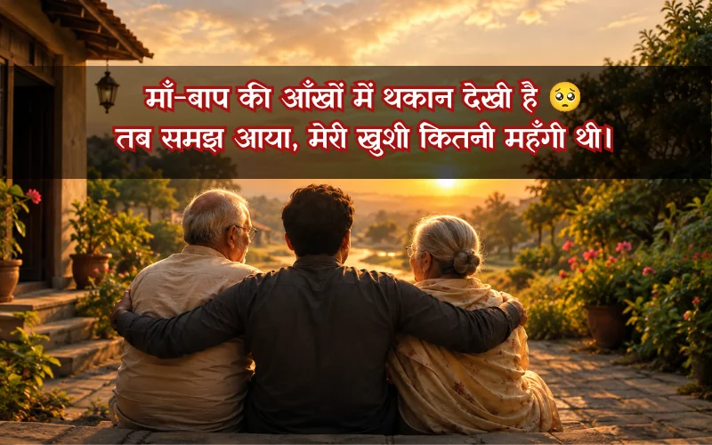 दर्द माँ बाप शायरी