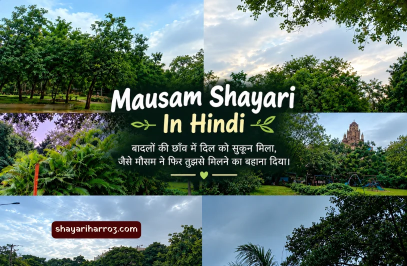 200+ Mausam Shayari In Hindi: खूबसूरत मौसम शायरी Mausam Shayari Hindi