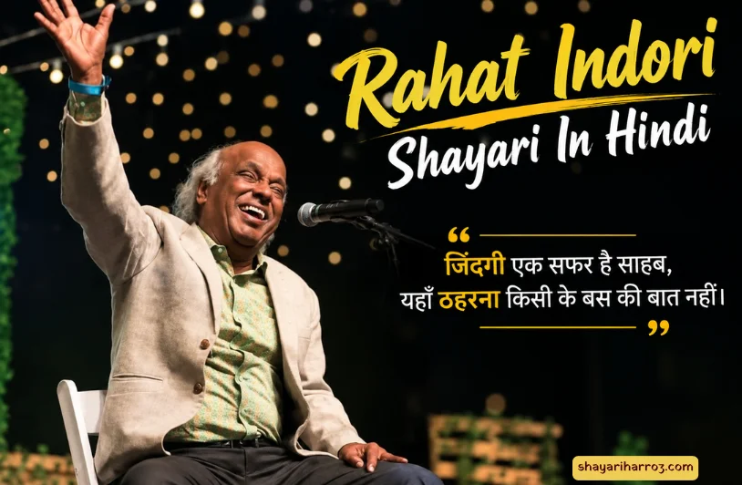 180+ Rahat Indori Shayari In Hindi | राहत इंदौरी की दिल छूने वाली शायरी Rahat Indori Shayari In Hindi